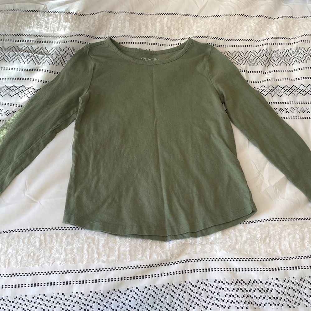 PLAIN GREEN CHILDREN PLACE LONG SLEEVE